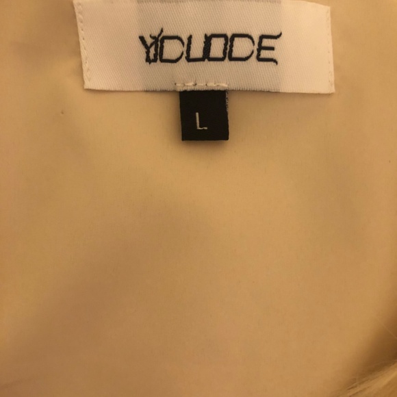 HOLIDAY Sale price drop Just in beautiful light tan interwoven faux fur vest - Picture 3 of 4